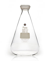 PUREGRIP® Erlenmeyer / Conical Flasks with GL45 Screw Cap 2L 10/Case