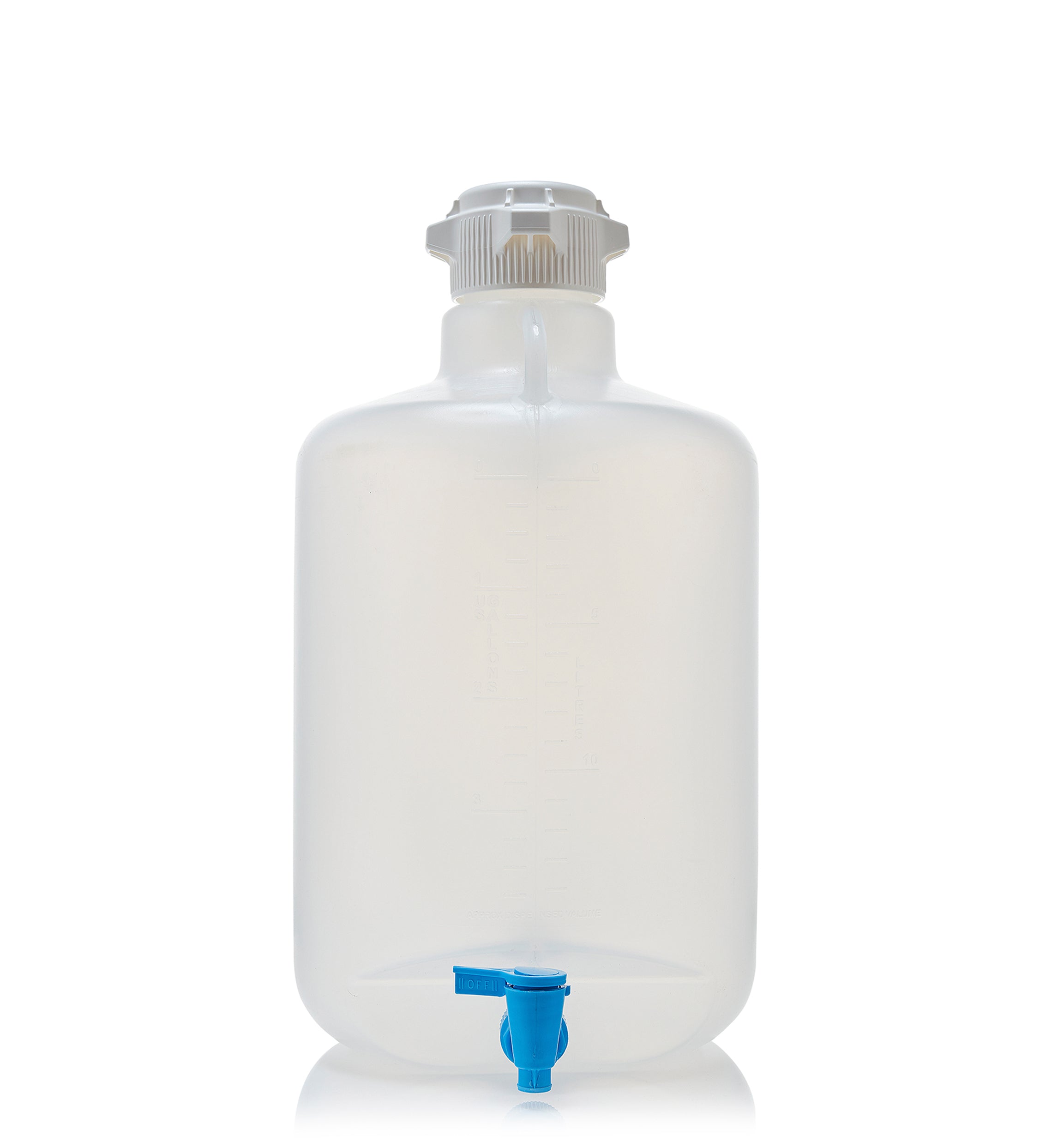 EZLabpure™ 20L Round Polypropylene (PP) Carboy with 83B Cap and Spigot EZLabpure™ 20L Round Polypropylene (PP) Carboy with 83B Cap and Spigot