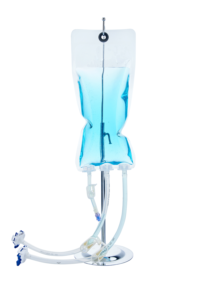 EZBio® Ultra Bag Assembly, 2000mL (2L), PE Bag, 2x 1/4" HB port, 1x1/4" HB port with needleless Luer insert TPE Tubing, Sterile, 10/CS EZBio® Ultra Bag Assembly, 2000mL (2L), PE Bag, 2x 1/4" HB port, 1x1/4" HB port with needleless Luer insert TPE Tubing, Sterile, 10/CS