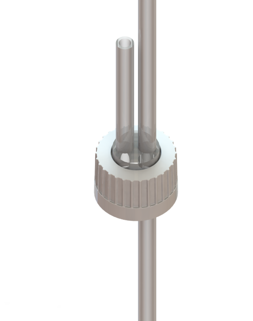 EZBio® Over Molded Silicone Cap System with VersaCap® 38-430 for 250mL Bottle 4/CS