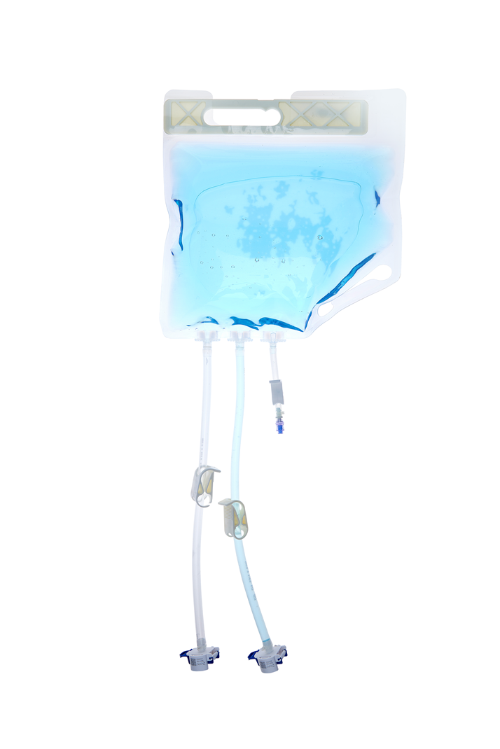 EZBio® Ultra Bag Assembly, 5000mL (5L), PE Bag, 2x 1/4" HB port, 1x1/4" HB port with needleless Luer insert TPE Tubing, Sterile, 10/CS EZBio® Ultra Bag Assembly, 5000mL (5L), PE Bag, 2x 1/4" HB port, 1x1/4" HB port with needleless Luer insert TPE Tubing, Sterile, 10/CS