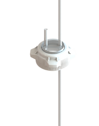 EZBio® Over Molded Silicone Cap System with VersaCap® 83B for 40L Rectangular and 50L Round Carboy 1/EA