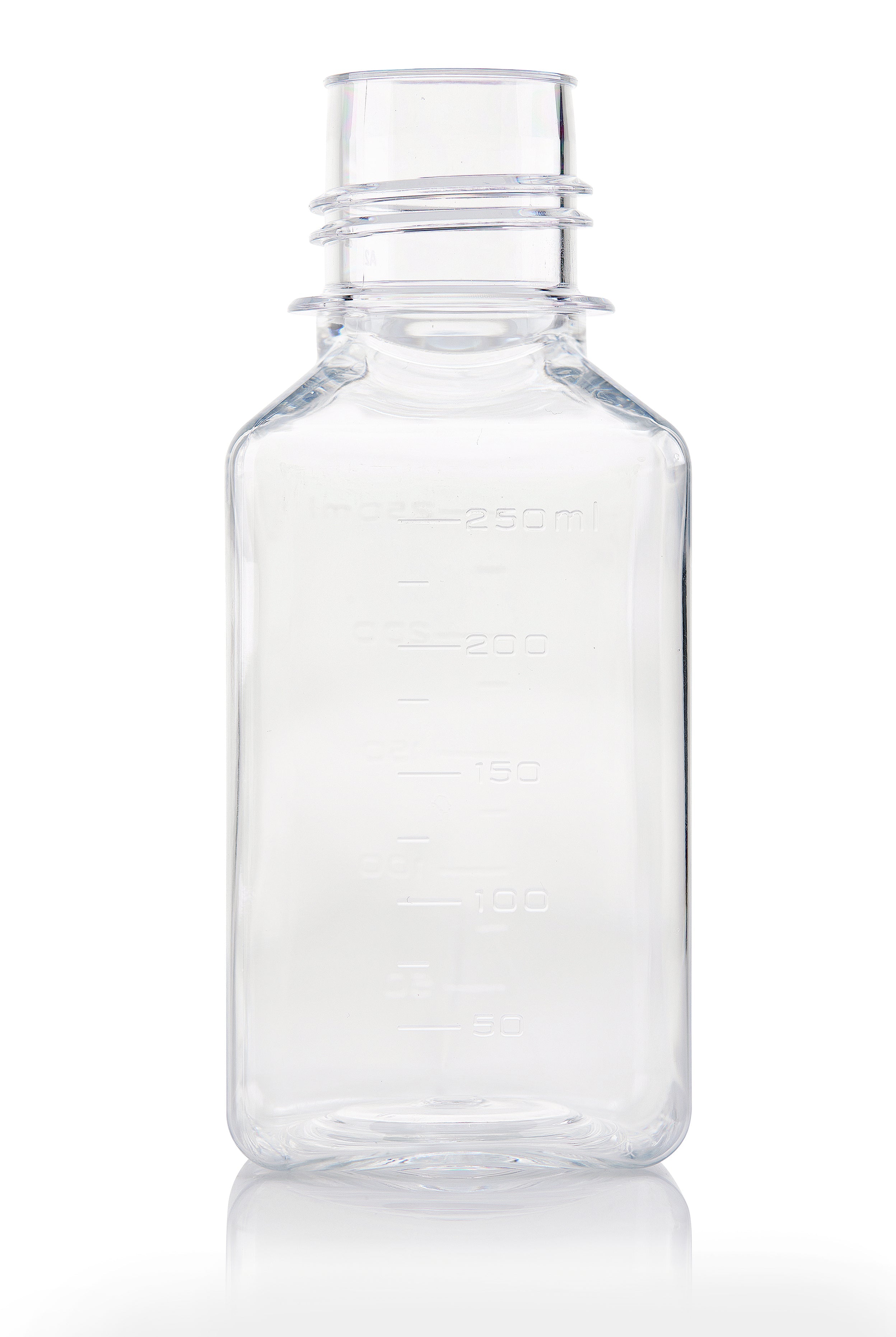 Single-use square media bottles for buffer and media storage; space saving and efficient Single-use square media bottles for buffer and media storage; space saving and efficient