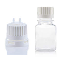 EZBio® TS Bottle Assy, PETG, 125mL, Tamper Evident VersaCap White 38-430 w/o Tubing, NS, 10/CS | Img_1 | Foxx Life Sciences EZBio® TS Bottle Assy, PETG, 125mL, Tamper Evident VersaCap White 38-430 w/o Tubing, NS, 10/CS | Img_1 | Foxx Life Sciences