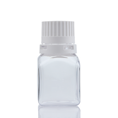 EZBio® Titanium Square Bottle, PETG, 38-430mm, 125mL, With Tamper Evident Cap, 24/CS EZBio® Titanium Square Bottle, PETG, 38-430mm, 125mL, With Tamper Evident Cap, 24/CS