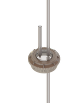 EZBio® Over Molded Silicone Cap System with VersaCap® GL45 for 125mL Bottle 5/CS