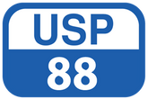 USP 88 logo with blue and white colors