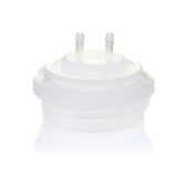 EZBio® GL45 Open Cap & Molded 2x 1/8" HB, Natural PP for Glass Bottles