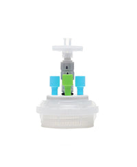 HPLC Solvent Reservoir ChromCap™ 300 Assembly, GL45, Class VI Polytetrafluoroethylene (PTFE) Adapter, 3 Ports for 3.2mm(1/8") and/or 1.6mm(1/16") OD Tubing