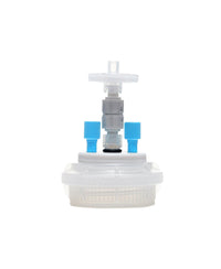 HPLC Solvent Reservoir ChromCap™ 300 Assembly, GL45, Class VI Polytetrafluoroethylene (PTFE) Adapter, 2 Ports for 3.2mm(1/8") and/or 1.6mm(1/16") OD Tubing