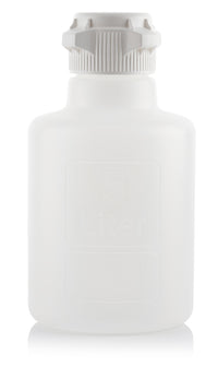 EZBio® Titanium Round Carboy, PP, 5 Liter, No Spigot, VersaCap® 83B, Non-Sterile, 1/CS