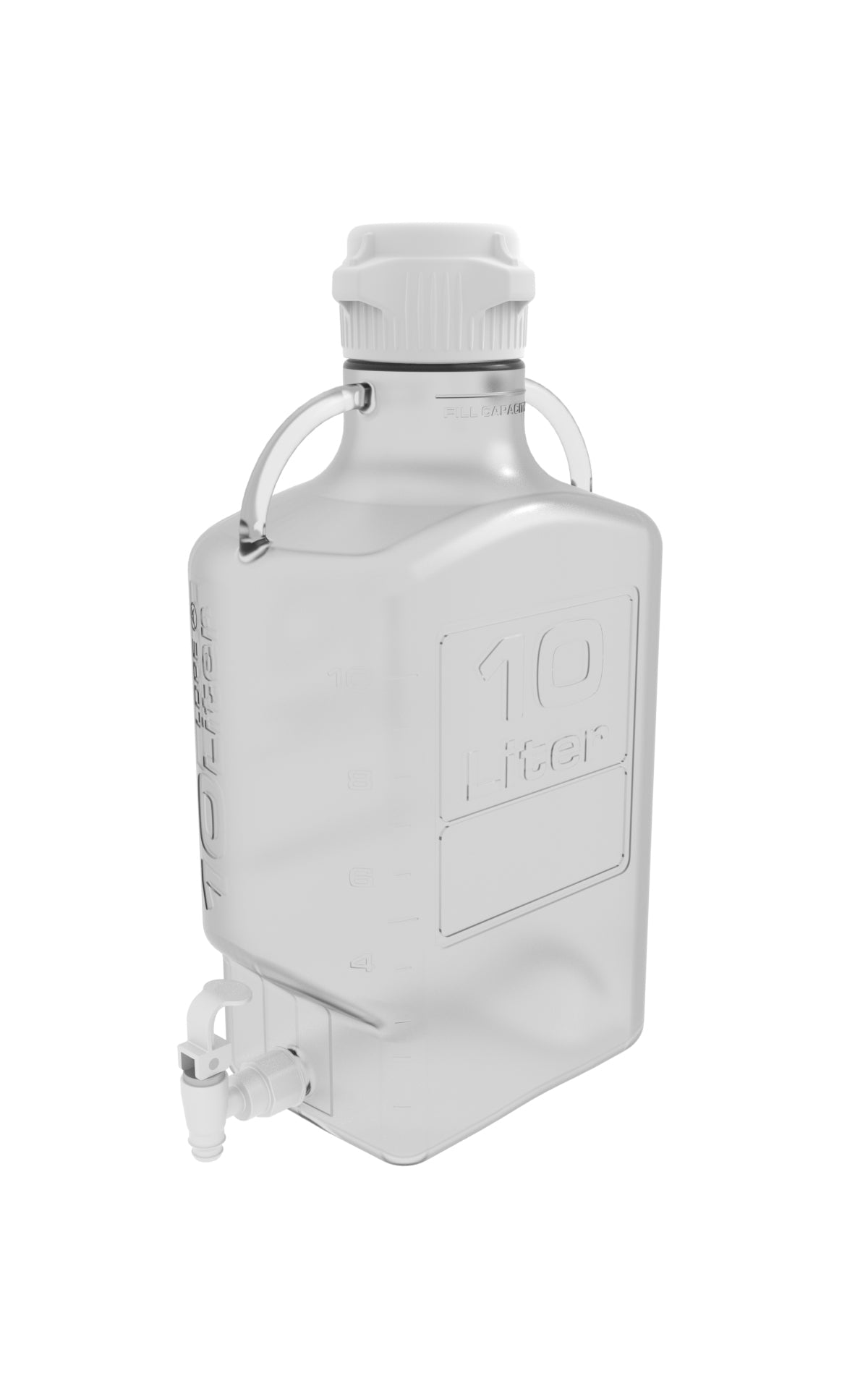 10L (2.5 Gal) PETG Carboy with 83B Cap and Spigot