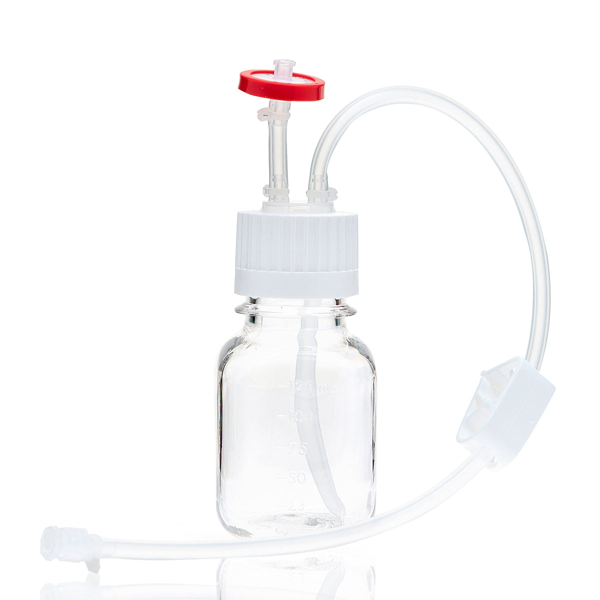 EZBio® MTO 125mL Bottle Assembly, 38-430 VersaCap®, 10/cs