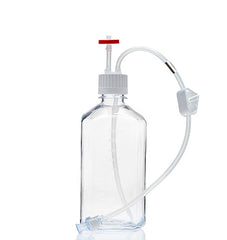 EZBio® MTO 1L Bottle Assembly, 38-430 VersaCap®, w/ Pinch Pipe, 10/CS