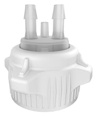 Open Top VersaCap® 53B with 2 Molded 5/16" HB Adapters and Vent | img_1 | Foxx Life Sciences Global | shopfls.com