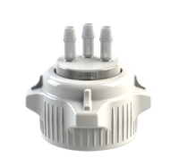 Open Top VersaCap® 53B with Molded 3x 1/4" HB Adapter | img_1 | Foxx Life Sciences Global | shopfls.com