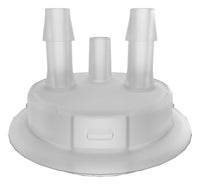 VersaCap® 53B Molded Dual 1/4" HB with Vent Adapter Insert | img_1 | Foxx Life Sciences Global | shopfls.com