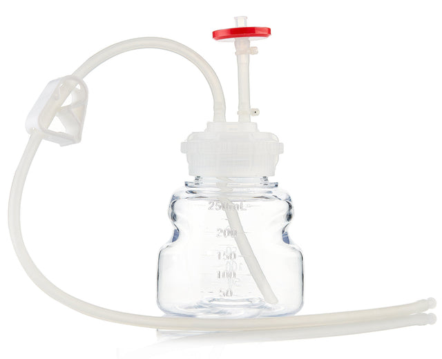 Foxx Life Sciences EZBiopure Titanium Round MTO bottle assembly with versacap