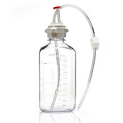 EZBio® MTO 2L Bottle Assembly, 53B VersaCap®, w/ Pinch Pipe, 10/CS