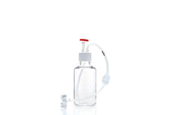 EZBio® MTO 500mL Bottle Assembly, 38-430 VersaCap®, w/ Pinch Pipe, 10/CS