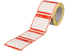 BURKLE INC close-it food & pharma control seal, 95x95 mm, red