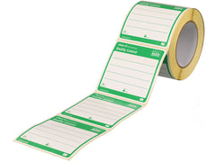 BURKLE INC close-it food & pharma control seal, 95x95mm,green