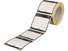 BURKLE INC close-it food & pharma control seal, 95x95mm,black