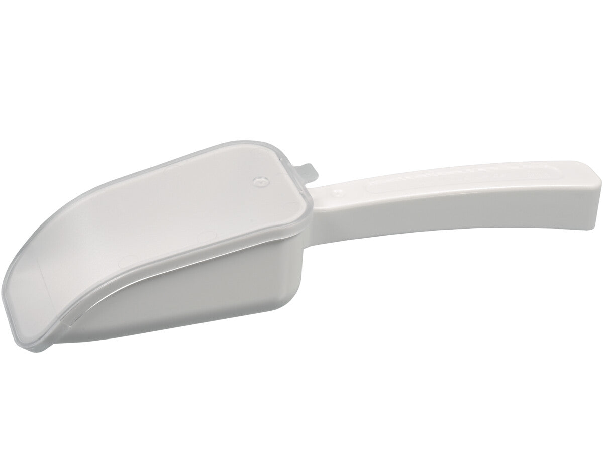 BURKLE INC Scoop LaboPlast, single-use, PS, 100ml, with cover