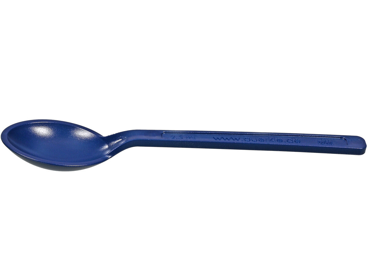 BURKLE INC Detectable spoons, blue, PS, sterile, 2,5 ml