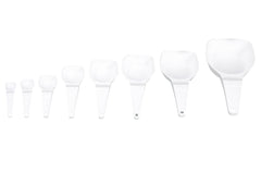 BURKLE INC Dosing spoons 15 ml, PS, white, sterile