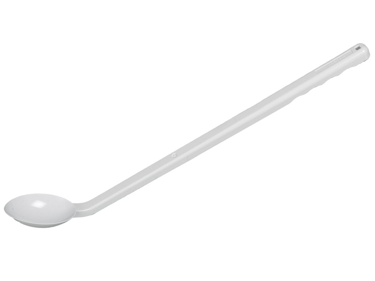 BURKLE INC Sampling spoon, long handle, 20ml,PS,white,sterile