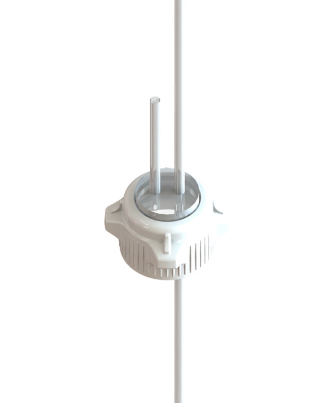 EZBio® Over Molded Silicone Cap System with VersaCap® 53B for 1000mL Bottle 1/EA