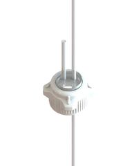 EZBio® Over Molded Silicone Cap System with VersaCap® 53B for 2000mL Bottle 1/EA