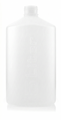 White ceramic bottle on a white background
