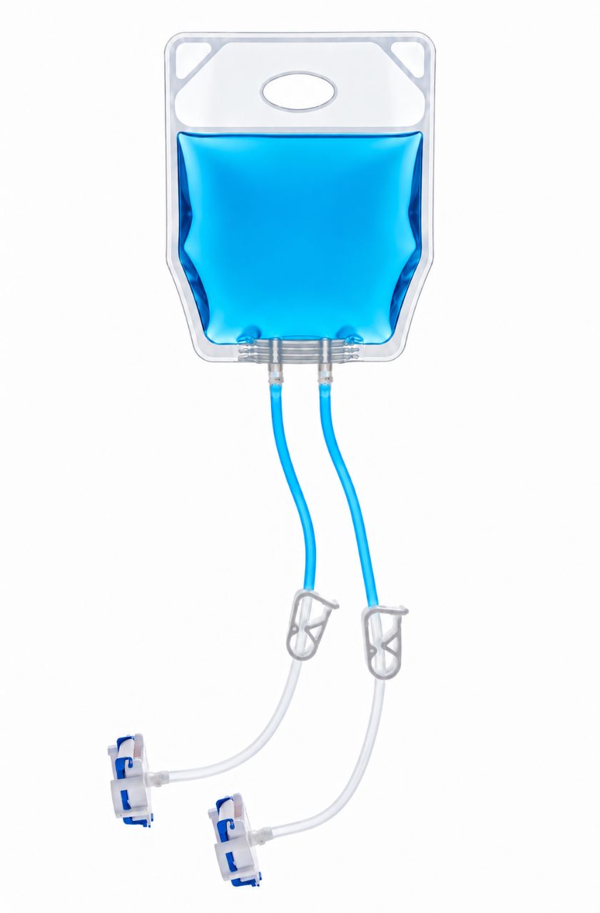 EZBio® Paragon Bag Assembly, PE, CFlex TPE Tubing, AQS Connectors