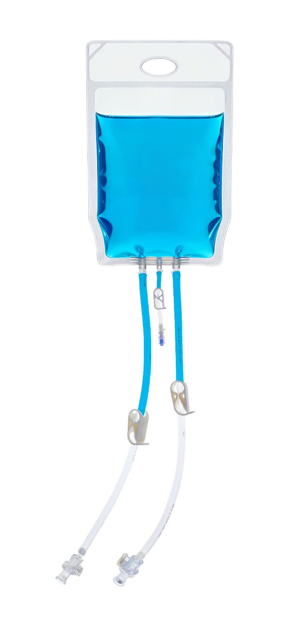 EZBio® Paragon Bag Assembly, PE, CFlex TPE Tubing, MPC Connectors, needle-free valve