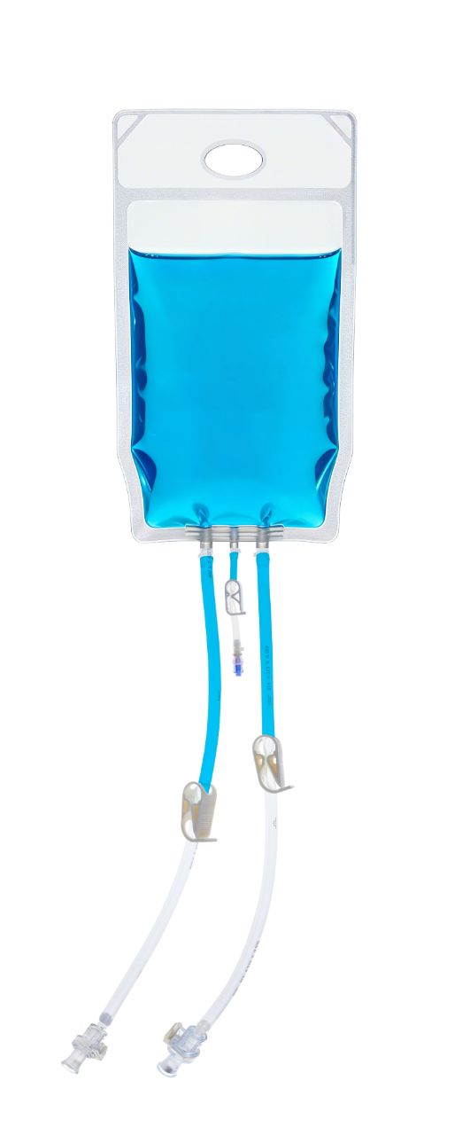 EZBio® Paragon Bag Assembly, PE, CFlex TPE Tubing, MPC Connectors, needle-free valve