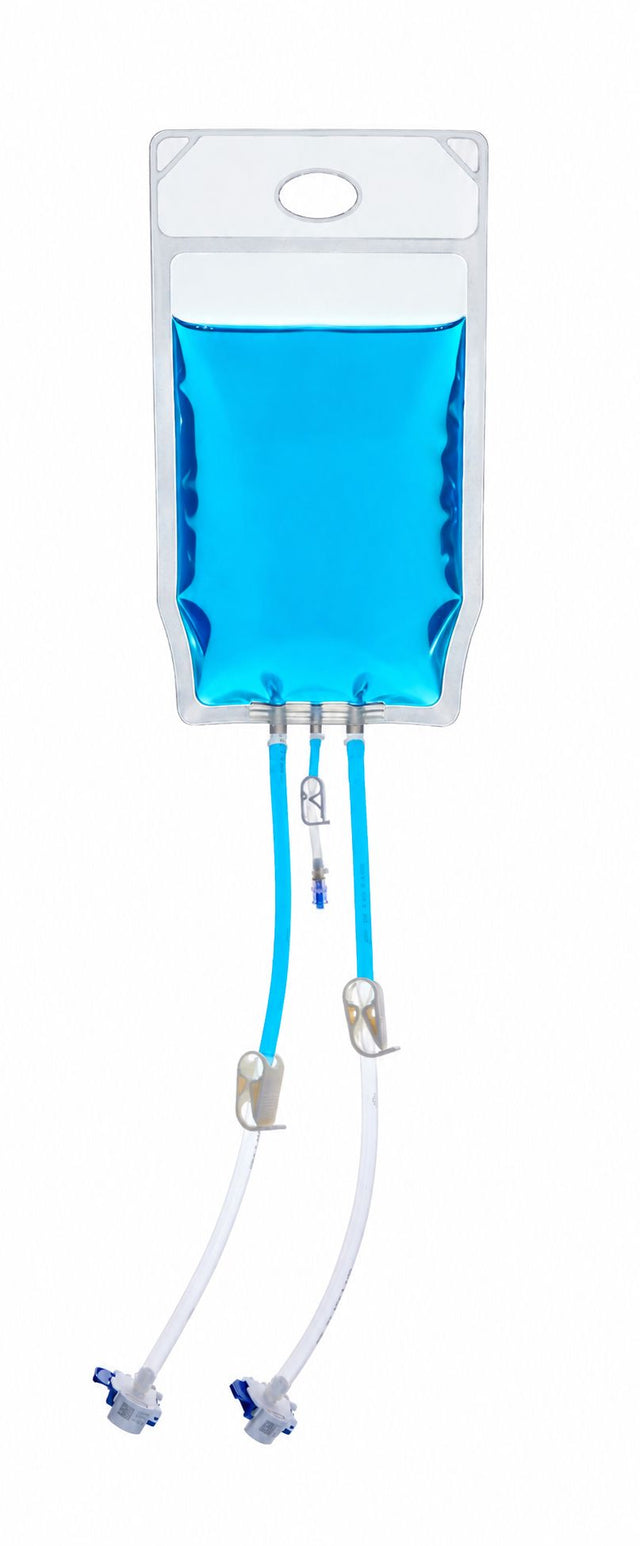 EZBio® Paragon Bag Assembly, PE, CFlex TPE Tubing, AQG Connectors, needle-free valve