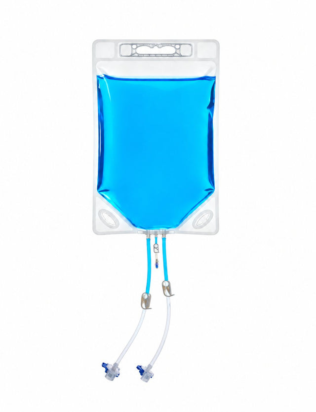 EZBio® Paragon Bag Assembly, PE, EZBio TPE Tubing, AQG Connectors, needle-free valve