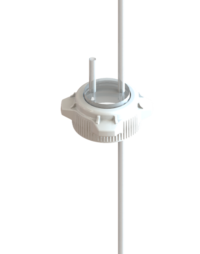 EZBio® Over Molded Silicone Cap System with VersaCap® 83B for 5L Rectangular Carboy 1/EA