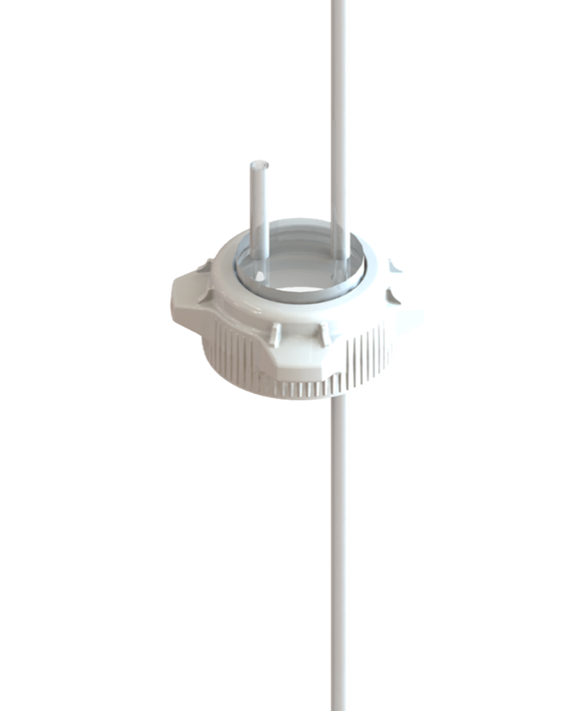 EZBio® Over Molded Silicone Cap System with VersaCap® 83B for 20L Round Carboy 1/EA