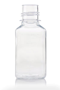 Single-use square media bottles for buffer and media storage; space saving and efficient