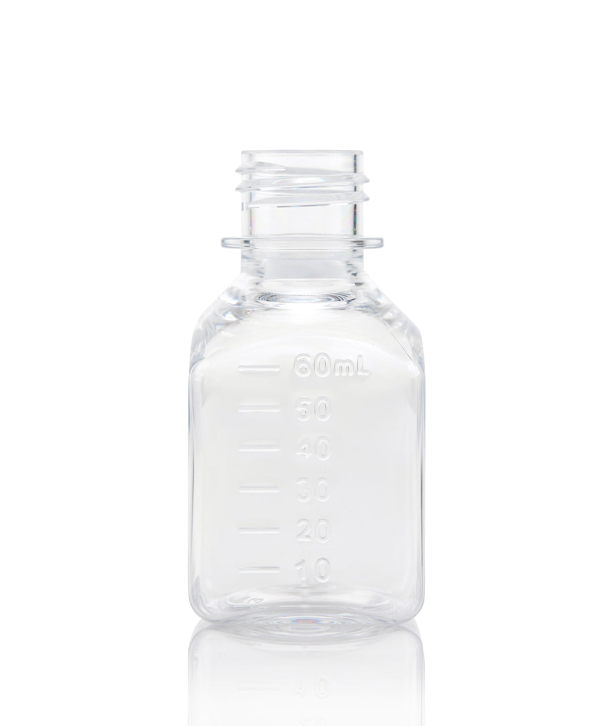 Single use high quality media bottle; perfect for cell culture and media storage and transfer