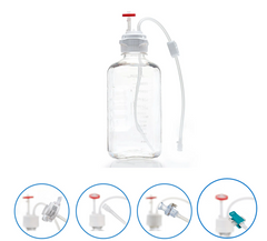 EZBio® MTO 2L Bottle Assembly, 53B VersaCap®, 10/cs