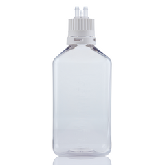 EZBio® TS Bottle Assy, PETG, 1000mL, Tamper Evident VersaCap White 38-430 w/o Tubing, NS, 10/CS | img_5 | Foxx Life Sciences Global | shopfls.com