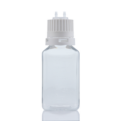 EZBio® TS Bottle Assy, PETG, 250mL, Tamper Evident VersaCap White 38-430 w/o Tubing, NS, 10/CS | img_2 | Foxx Life Sciences Global | shopfls.com