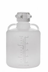 EZclear® Round Carboy 10L, PP, Class VI, 83B Closed VersaCap®, Non-Sterile