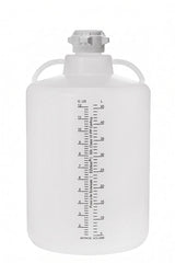 EZclear® Round Carboy 50L, PP, Class VI, 83B Closed VersaCap®, Sterile
