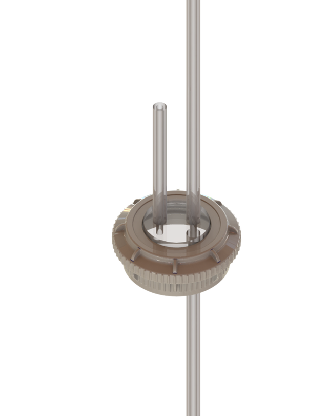 EZBio® Over Molded Silicone Cap System with VersaCap® GL45 for 125mL Bottle 5/CS