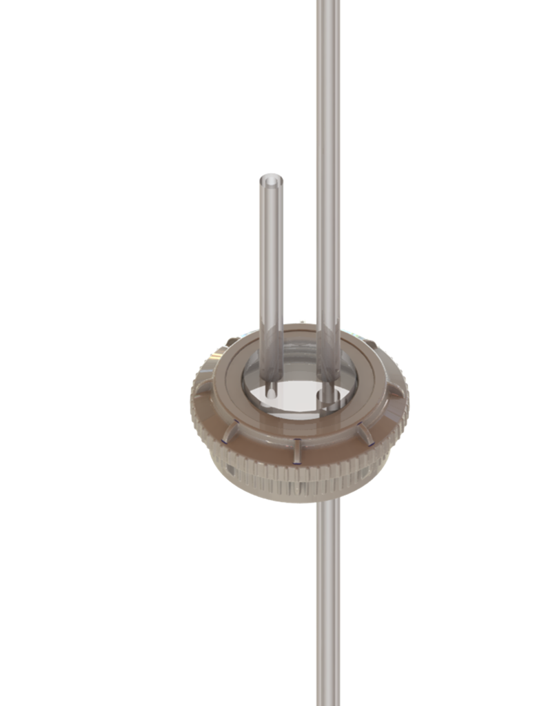 EZBio® Over Molded Silicone Cap System with VersaCap® GL45 for 125mL Bottle 5/CS